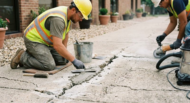 Exposed Aggregate Repair in Des Moines, IA