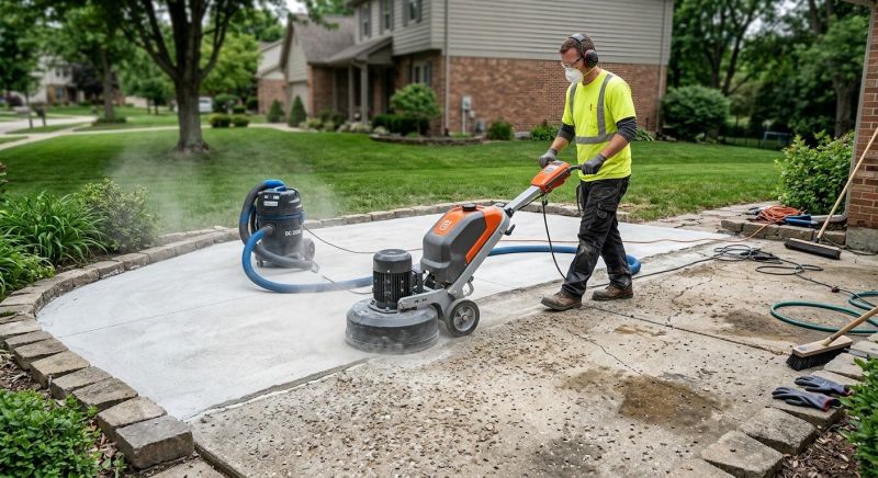 Concrete Flatwork Repair Service